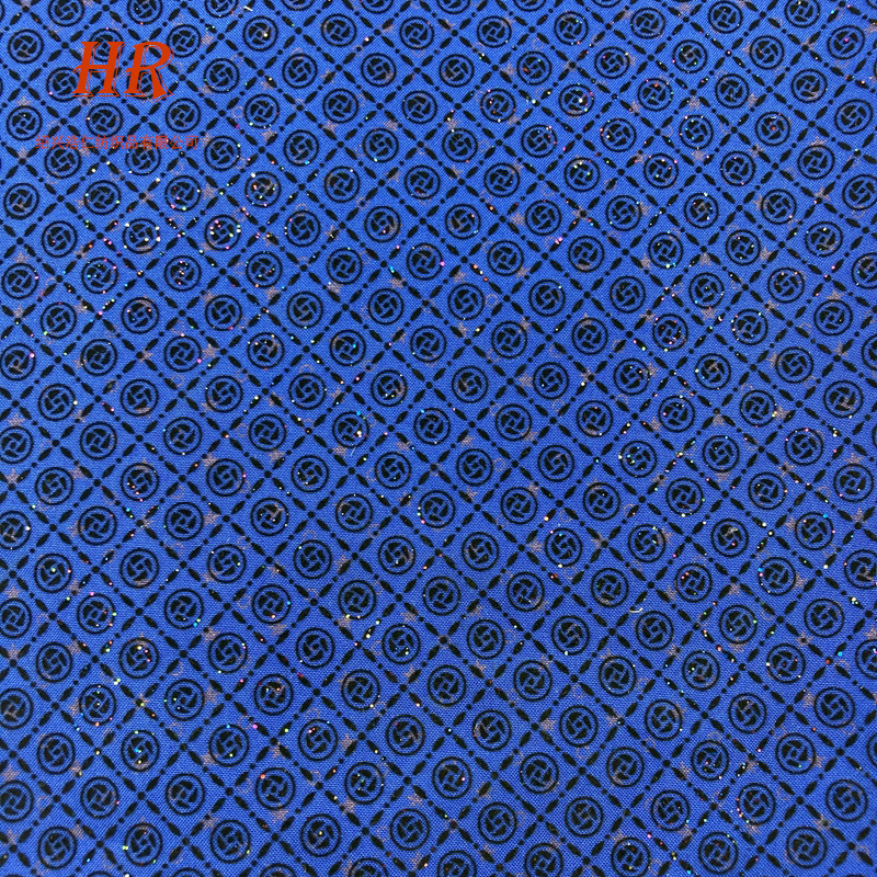 全涤植绒面料 烫金植绒布料 秋冬时装女装连衣裙服装面料批发