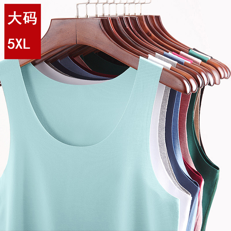 Borneol Seamless vest man white Sleeveless summer T-shirts Self cultivation motion Elastic force Base coat On behalf of