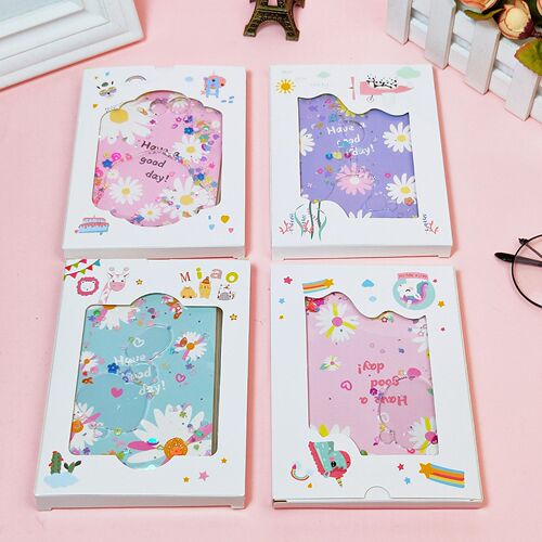 Cartoon 72k oil hand ledger creative cute quicksand hand ledger primary school student notebook book prizes wholesale