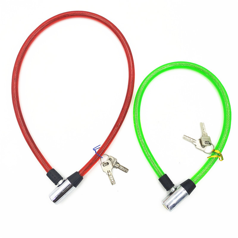 Bold Extended Wire Lock Chain Lock Anti-theft Lock Bicycle Lock Motorcycle Lock Bicycle Lock Atomic Key