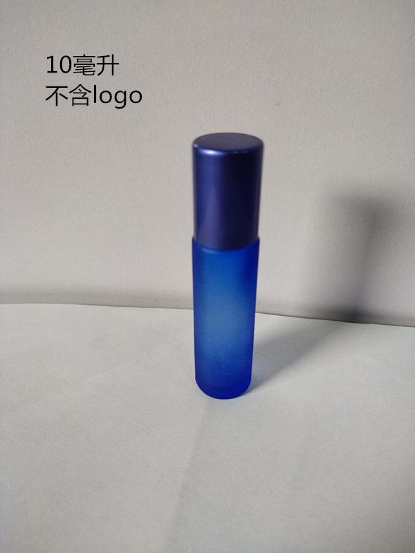 Doterui 10ml botella de bola de rodillo esmerilado colorido botella de cuentas botella de aceite esencial de vidrio botella de aceite de labios botella vacía entrega de fábrica