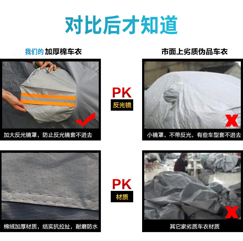 Wholesale of car front windshield sunshades, snow covers, anti-frost and snow covers, sunshades, thickened snow shields in winter detail image 9