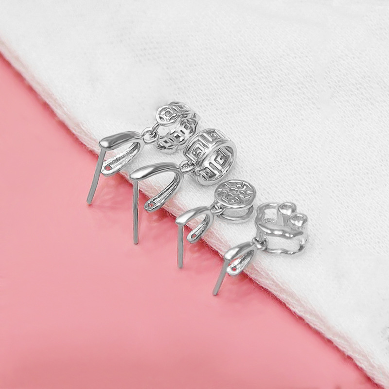 Lady Style 1 Piece 925 Sterling Silver Geometric Jewelry Buckle Jewelry Accessories