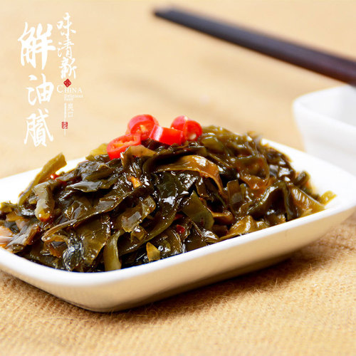 Wujiang Kelp Slivers 50g Bag, Chongqing Specialty Pickled Vegetables for Cold Dishes, Ready to Eat Upon Opening, Wholesale