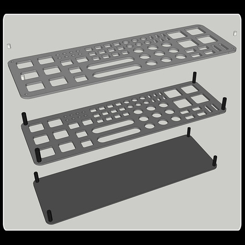 Kezuo Gundam military model model making tool protection and storage storage shelving scissors pen knife tweezers tool rack