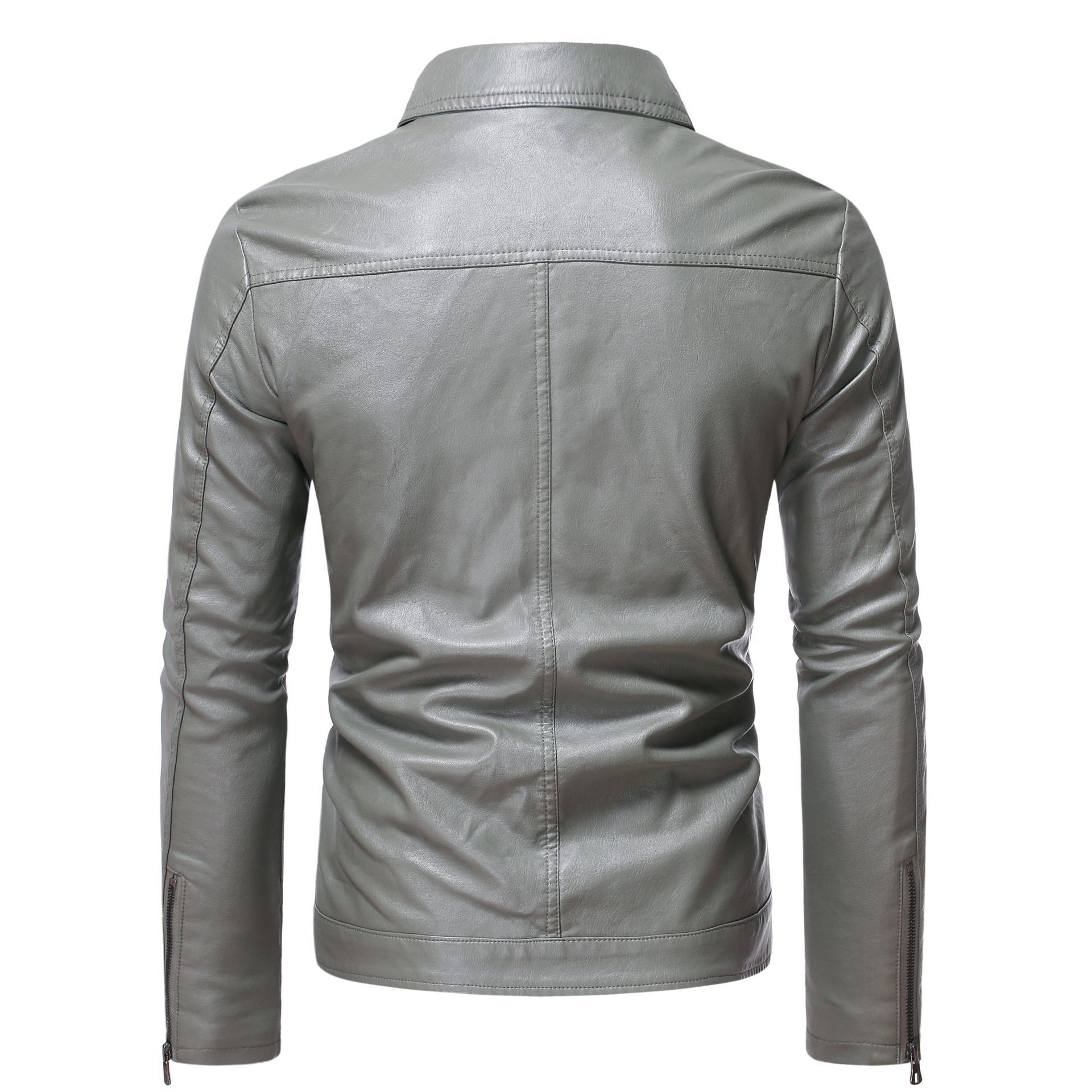 Veste en cuir homme - Ref 3443933 Image 4