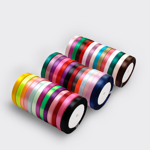1 cm ribbon, 1 cm satin ribbon, 1 cm colorful ribbon, 1 cm silk ribbon, wedding chair back packaging ribbon