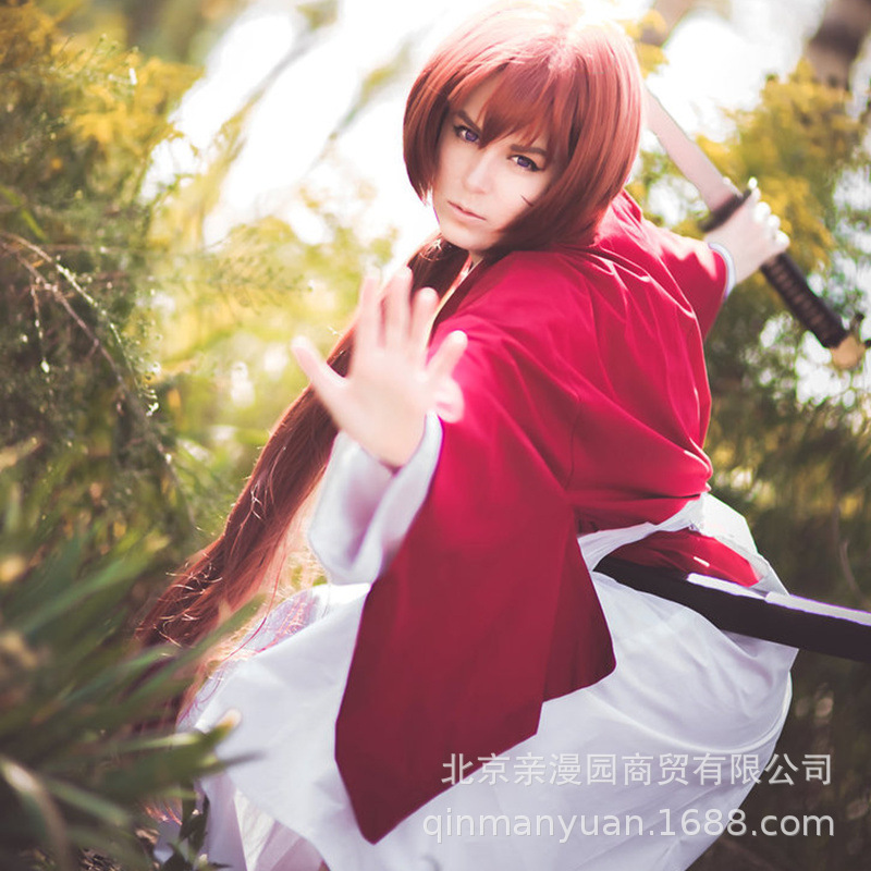浪客剑心绯村剑心C服和服剑道服漫展万圣节年会派对cosplay服装男-阿里巴巴