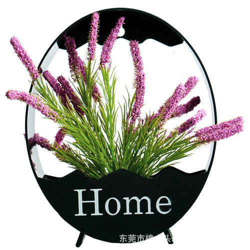 Creative wall-mounted planter without drilling for living room walls, green plant walls, simulated plants for restaurant baskets