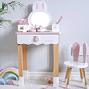 Wooden realistic family dressing table for princess, toy, 2-6 years, Birthday gift