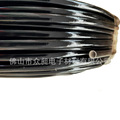 黑色12mm高温纤维套管 高温阻燃玻璃纤维编织管外层涂抹硅树脂油