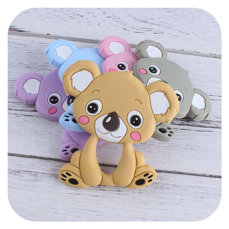 DIY creativo bebé suministros Kaola silicona juguetes mordedor bebé mordedor palo dientes Shaper compra rápida nuevo