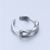 One size cute small silver ring, simple and elegant design