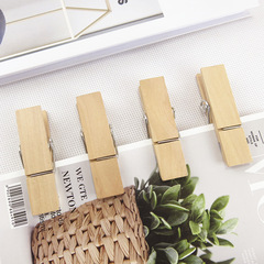 Large Wood Clips 7.2 Natural Wood Clothes Clips DIY Handmade Decor Photo Clips Original Wood Color Clips Wholesale