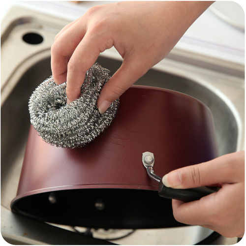 刷碗刷锅实用 6个装清洁球 清洁刷 钢丝球厂家 批发 t