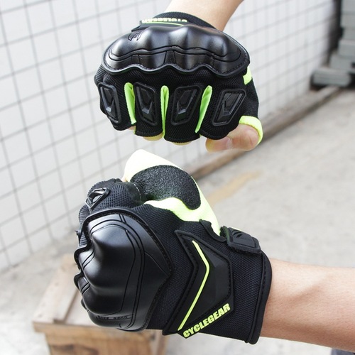 Motorcycle racing bicycle riding protective gloves men's outdoor sports equipment half-finger short gloves CG668D