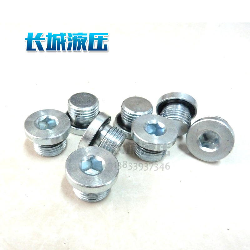 外方管堵 GB 3289.31液压管堵 可锻铸铁管路连接件玛钢件厂家直销