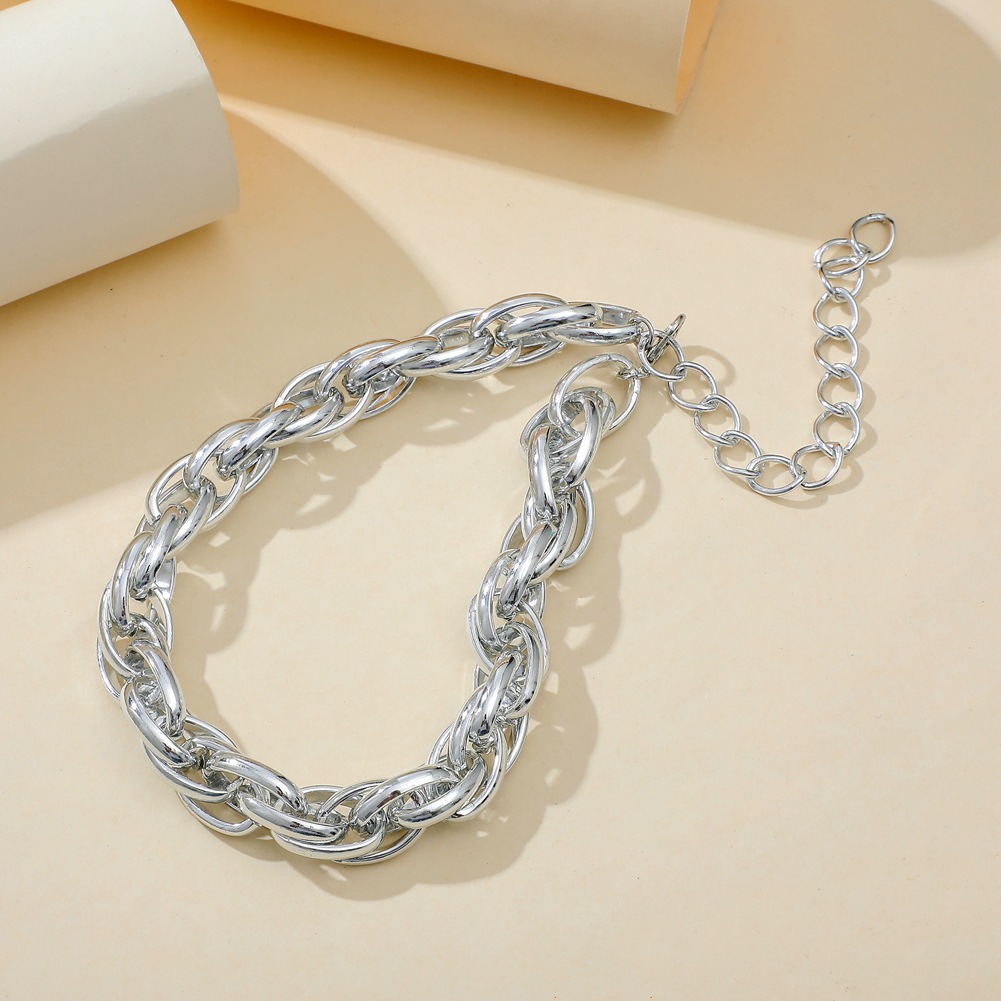 Fashion U Shape Iron Plating Unisex Necklace 1 Piece