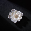 Fashionable brooch, universal classic mountain tea, flowered, wholesale