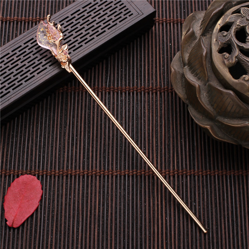 Ancient Mulan Hairpin Accessories with Tassel Step Shake Immortal Children's Ancient Style Super Immortal Hair Accessories Simple Retro Hanfu Headwear