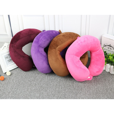 旅行U型枕记忆棉枕男女趴睡午睡枕商务飞机旅途靠枕舒适PP棉|ms