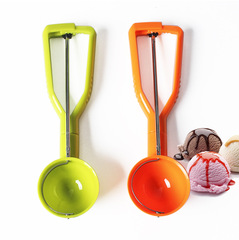 American multifunctional semi-automatic ice cream scoop, plastic ice cream scoop, ice cream scoop scoop diameter 6.5cm