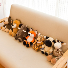 外貿 森林動物公仔大象老虎毛絨玩具兒童抱枕玩偶禮物動物