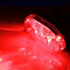 Bicycle red tail light bicycle tail light 9LED mountain bike safety warning light bicycle riding equipment accessories