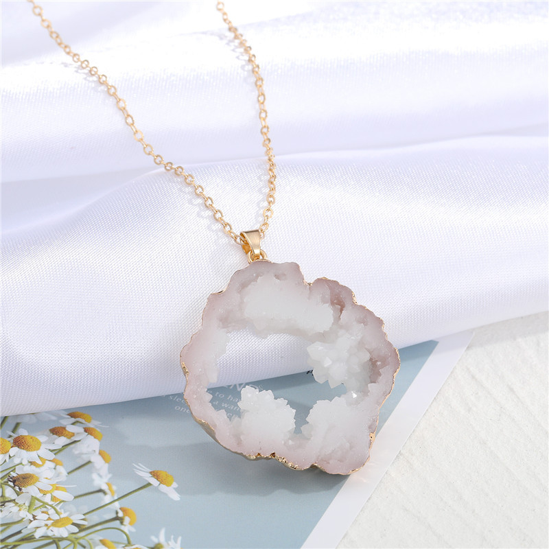 Exaggerated Personality Imitation Agate Large Pendant Necklace display picture 4