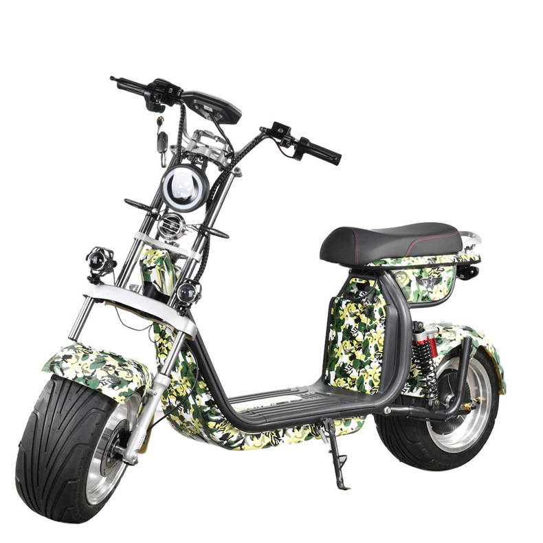 Factory direct supply Harley electric car electric motorcycle wide tire battery car adult electric scooter Harley car