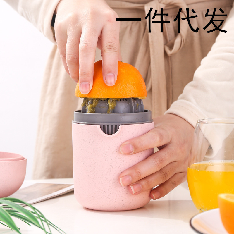 简易手动榨汁机小型便携式家用橙汁压榨器水果橙子柠檬榨汁神器|ms