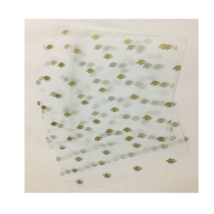 生产印刷17克金色LOGO单面印刷拷贝纸 50*70CM