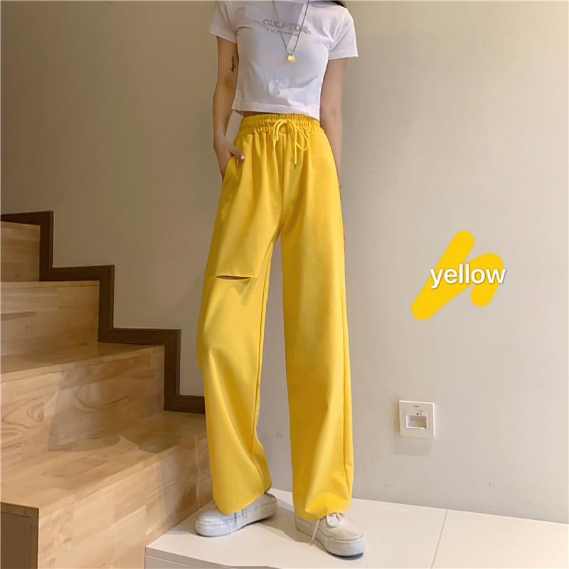 Damen Freizeithose Aus Baumwolle Mit Gummizug Für Den Sommer_voghion.com