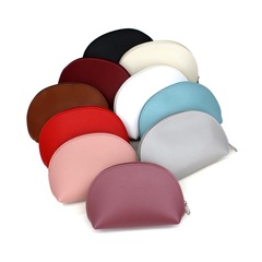 Clutch bag, women's evening bag, student shell-shaped cosmetic bag, semi-circular mobile phone bag, purse, wash zipper coin purse