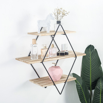 Removable Shelf wall decorate Iron frame multi-function Storage Finishing rack Stands child Amazon Explosive money