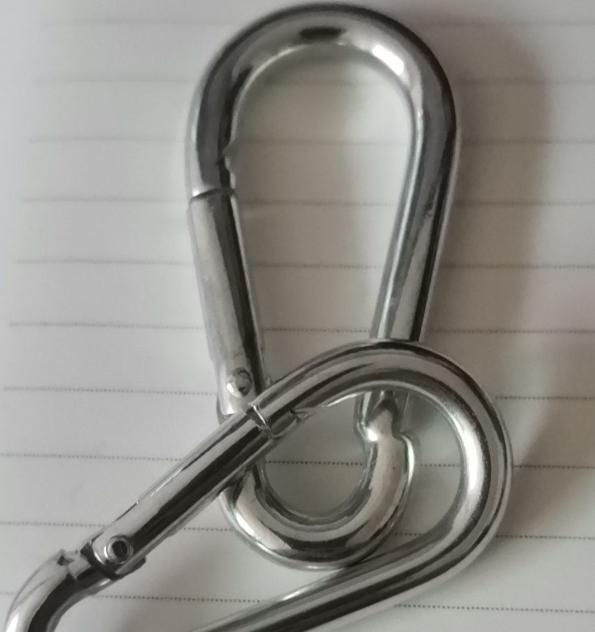 号铁质镀锌葫芦型登山扣户外挂扣五金索具拉力绳秋千扣