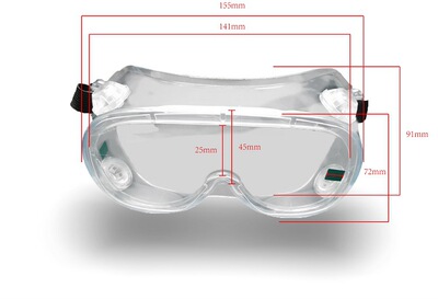 CE FDA ANSI Z87.1 Triple Authenticate Cocker myopia medical Goggles epidemic situation protect glasses