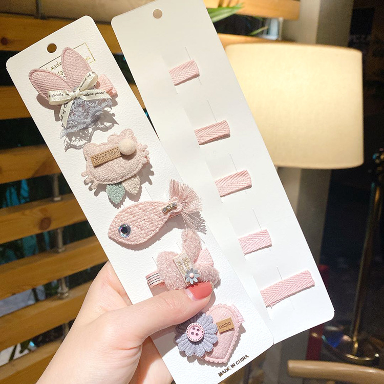 Koreanische Baby-haarnadel, Kopf Bedeckung, Baby-seiten Clip, Kinder-prinzessin-haarnadel, Weiblicher Baby Clip, Verletzt Das Haar Nicht display picture 3