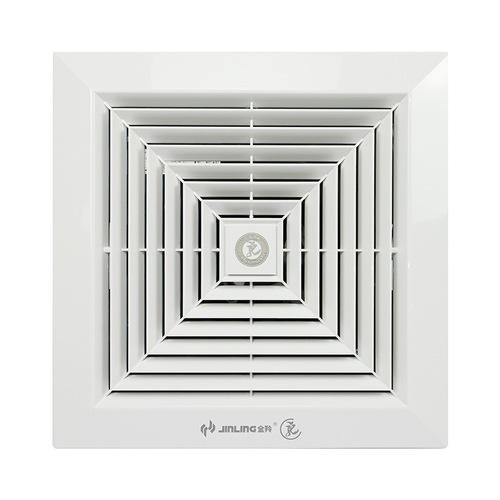 Jinling duct ventilation fan 8/10/12 inch ceiling-mounted industrial exhaust fan household ordinary ceiling exhaust fan