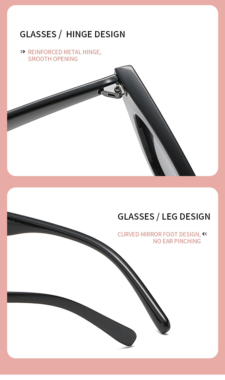 Retro Cat Eye Sunglasses For Women Small Frame Trendy Street Style_voghion.com