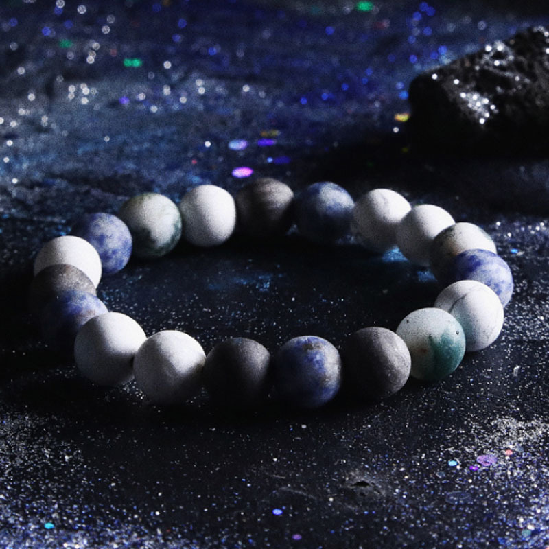 2PCS  New product: Eight planets in the solar system universe, Milky Way, starry sky bracelet, female Instagram,_voghion.com
