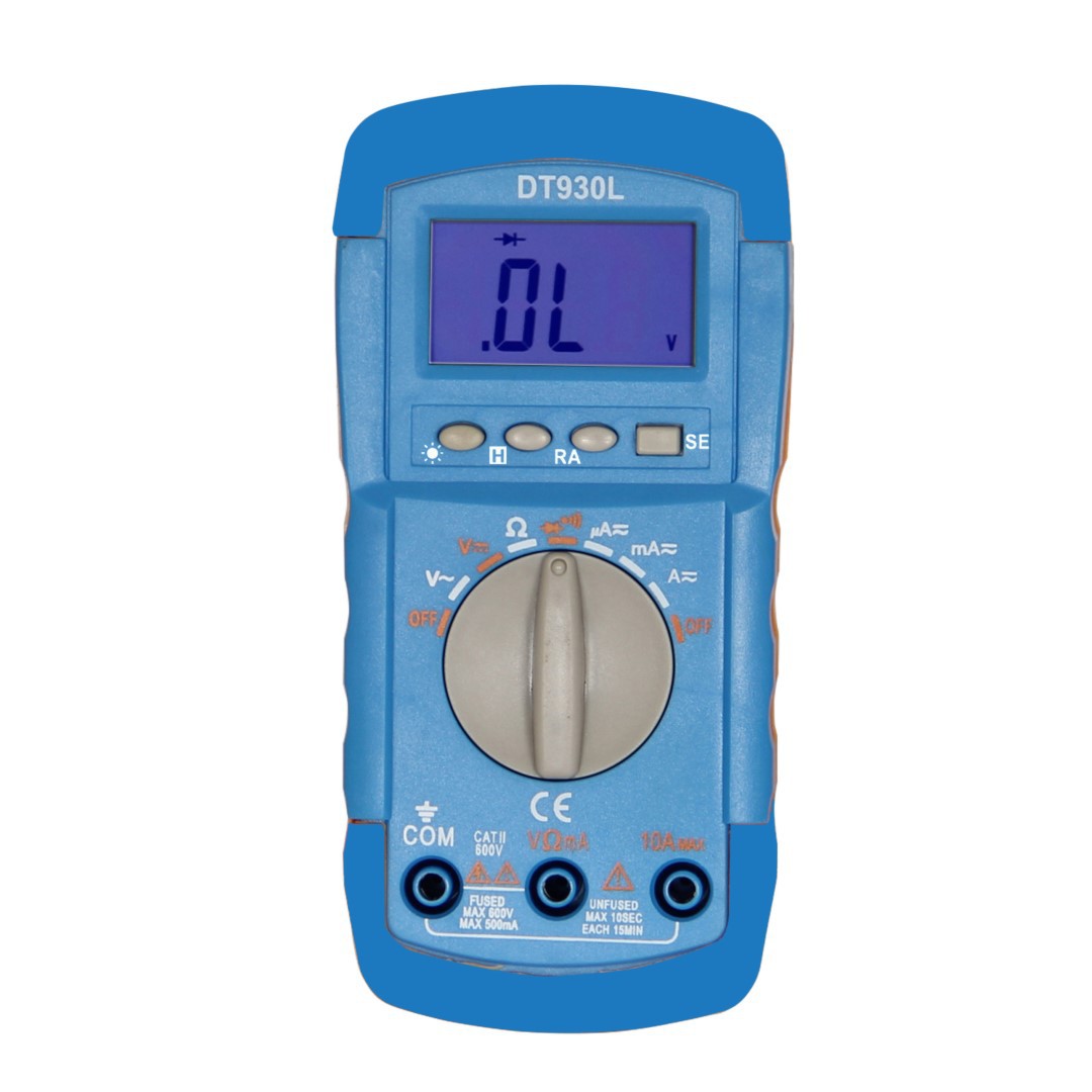 万用表 DT930L 大屏带背光 万能表 自动量程 数据保持 昊宇电子