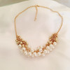 Crystal necklace from pearl, chain for key bag , accessory, Korean style