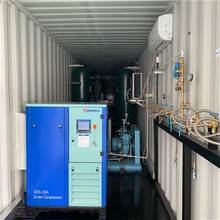 定制型集裝箱氧氣機可增壓150公斤充鋼瓶95氧氣發生器 工業制氧機