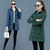 cotton-padded clothes Cotton Mid length version Women's wear Winter clothes 2020 new pattern Korean Edition Easy Light and thin Down cotton-padded jacket winter coat