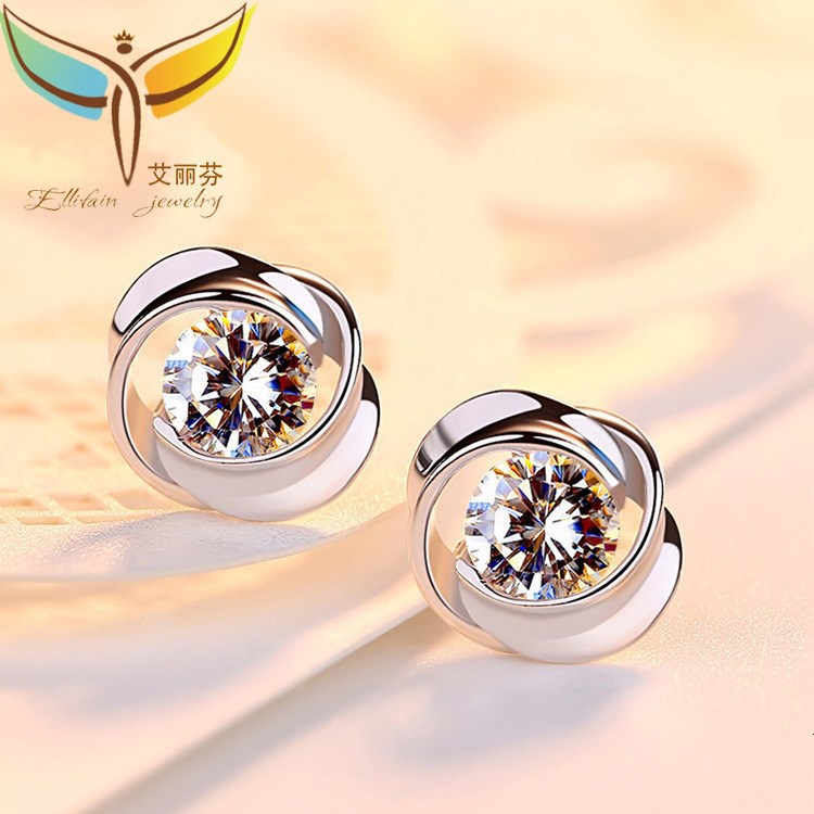 s925 sterling silver rotating love rose...