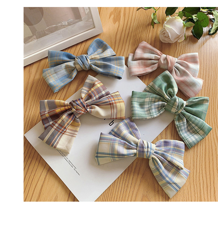 Fabric Big Bow Hairpin Korean Headdress Girl Super Fairy Back Hairpin Wholesale Nihaojewelry display picture 5