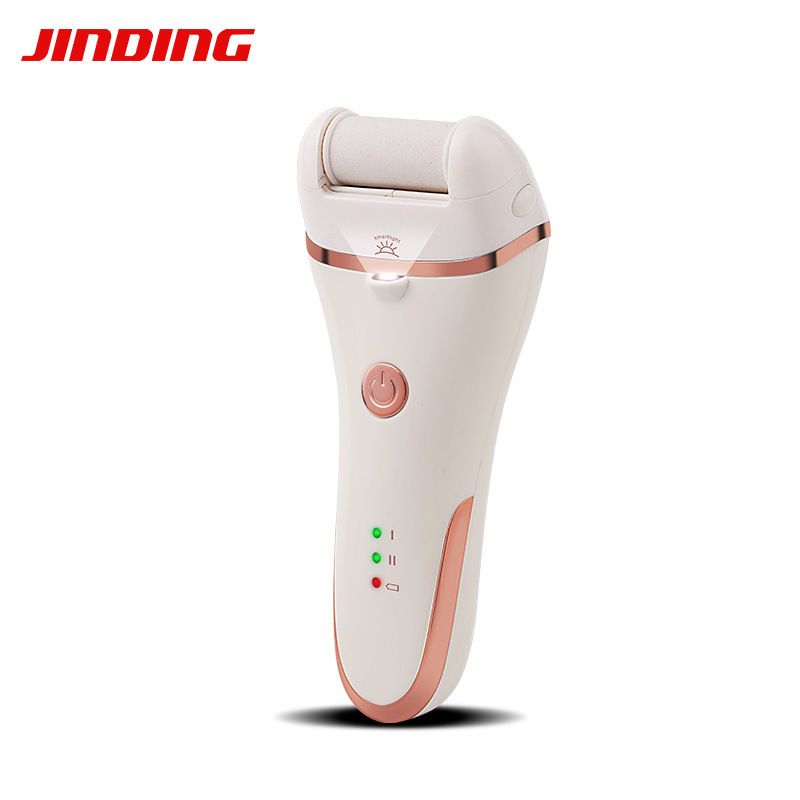 Jinding New JD-527 Electric Foot Grinder—Removes Dead Skin, Calluses, and Rough Areas; Foot Care Device with Lithium Battery—Waterproof—Wholesale