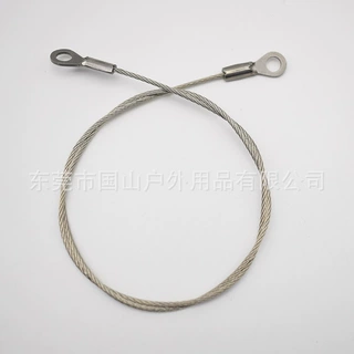 灯饰吊绳压端子线耳 光身钢丝绳冲压 点焊熔断加工