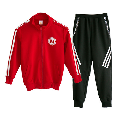  new parent-child clothing, autumn and winter clothing, sports suits, family clothing for a family of three, kindergarten uniforms, activity class uniforms